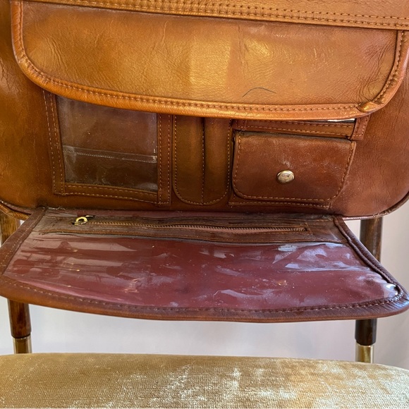 Vintage, Brown Leather, Computer Bag - Picture 4 of 5